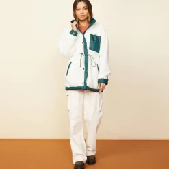 MONROW Reversible Sherpa Lined Jacket DEEPFOREST Cheap